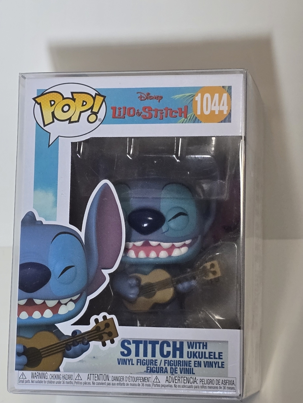 Funko Pop Disney Stitch w Ukulele #1044 Lilo & Stitch Figure New